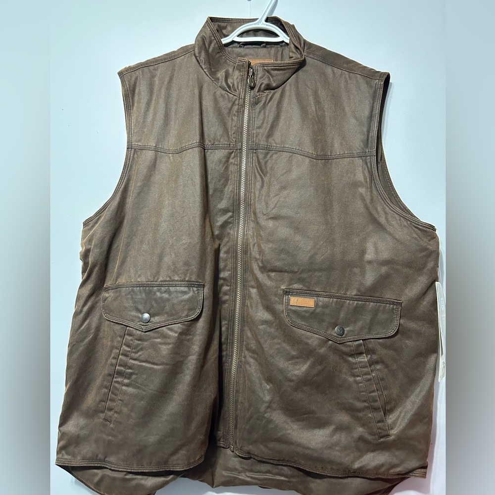 Outback Trading Company Oil Skin Vest NWT 2XL